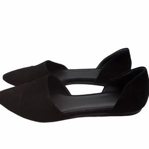 Jenni Kayne black suede d’orsay flats